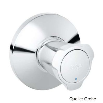 GROHE Costa UP-Ventil Oberbau 10-35 mm Markierung blau, verchromt 19854001