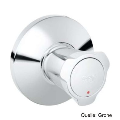 GROHE Costa UP-Ventil Oberbau 20-80 mm Markierung rot, verchromt 19809001