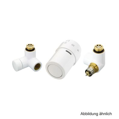 Danfoss Design-Armaturen-Set X-tra Collection f. Rechtsmontage, weiß 013G4007