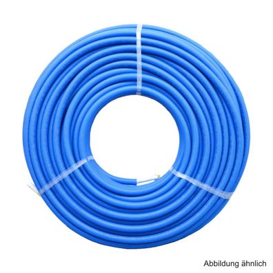 Uponor Uni Pipe PLUS Mehrschichtverbundrohr wei? im Schutzrohr 16x2 - 25/20 blau im R