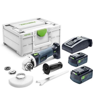 Festool Akku Winkelschleifer Schleifer Ladegerät AGC 18-125 5,0 EBI-Plus 577700