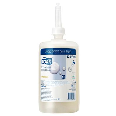 TORK 420701 Premium Extra Mild Flüssigseife 1,0 Liter für S1 Spender