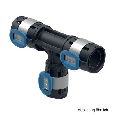 Geberit FlowFit T-Stück, 20-16-20 mm