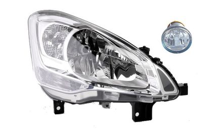 Scheinwerfer Halogen passend für Citroen Berlingo 7 04/08- 02/12 H4 Re. + Nebel