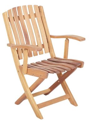 Outdoor Sessel Stuhl Möbel Garten Sessel Relax Balkon Stühle Naturholzstuhl