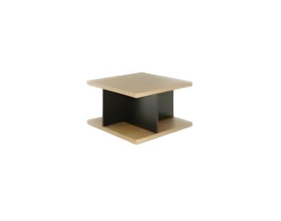 Modernes Büro Braun Schwarz Holz Deluxe Büro Couchtisch Kaffeetisch