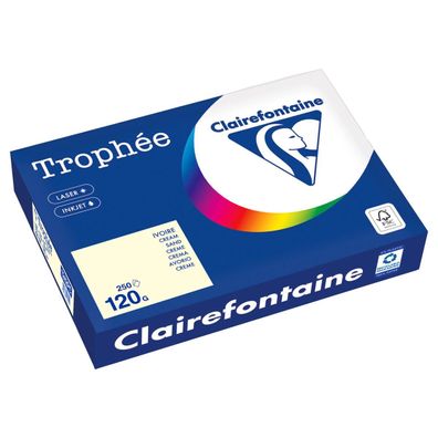 Clairefontaine Kopierpapier 1242PC A4 120g sand 250Bl