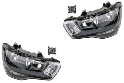 Scheinwerfer Satz Halogen passend für Audi A1 8X H7 H1 10-14 LWR Blinker + Nebel