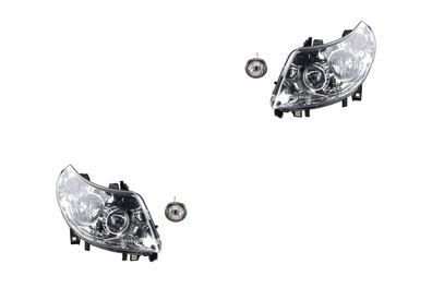 Scheinwerfer Satz Halogen passend für Citroen Jumper III 06-10 H7 H1 L&R + Nebel