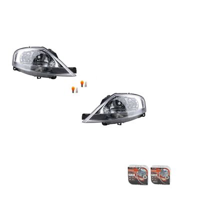 Scheinwerfer + Osram Night Breaker Laser passend für Citroen C3 02/02- Set L R