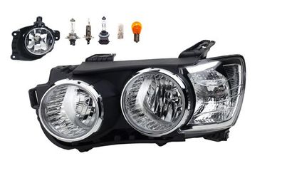 Scheinwerfer Halogen passend für Chevrolet Aveo 11 03/11- H7 H1 L + Nebel+Leucht