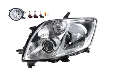 Scheinwerfer Halogen passend für Toyota Auris 03/07-02/10 H11 HB3 L + Nebel+Leuc