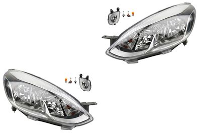 Scheinwerfer Satz Halogen passend für Ford Fiesta 17 05/17- H7 H15 + Nebel+Leuc