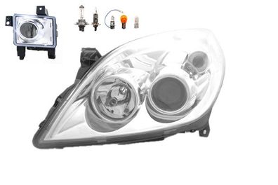 Scheinwerfer Halogen passend für Opel Vectra C 08/2005- H7 H1 Li. + Nebel+Leuchtm