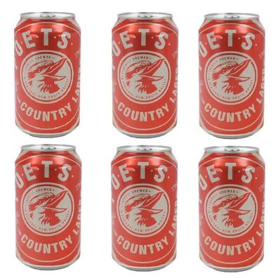 P.O.E.T.S. Poets Country Lager Can 4.2 % vol. Sixpack 6x375 ml