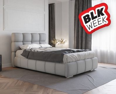 Boxbett Bliss - Luxus-Bett mit Stauraum, Doppelbett, Boxspringbett