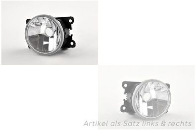 Nebelscheinwerfer Links & Rechts Set passend für Peugeot 5008 0U /0E 06/09-09