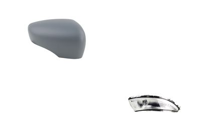 Spiegelkappe + Spiegelblinker passend für Renault Captur 06/2013- 03/2017 Rechts