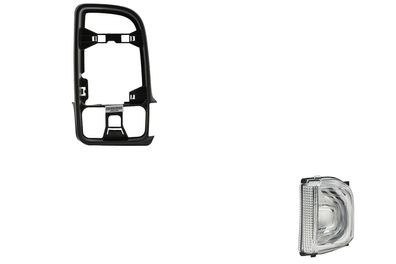 Spiegelkappe + Spiegelblinker passend für Mercedes Sprinter 907 ab 02/18- Rechts