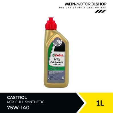 Castrol MTX Full Synthetic 75W-140 1 Liter