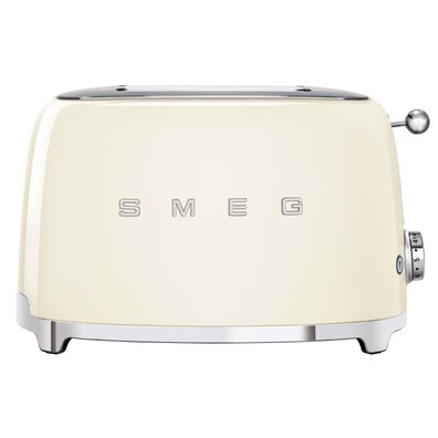 SMEG 2-Schlitz-Toaster creme TSF01CREU kompakt