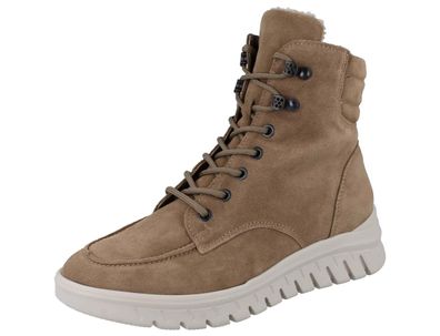 Waldläufer H Biggi Damen Stiefelette beige taupe Order Rauleder