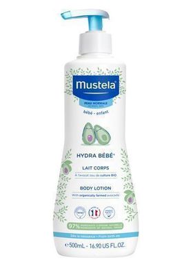 Mustela Hydra Bebe Körpermilch, 500 ml - Sanfte Hautpflege