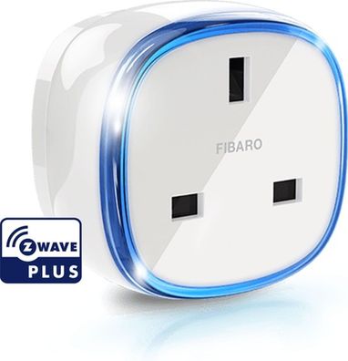 FIBARO Wall Plug / Z-Wave Plus Smart Home Steckdose Plug Typ G White Neuware