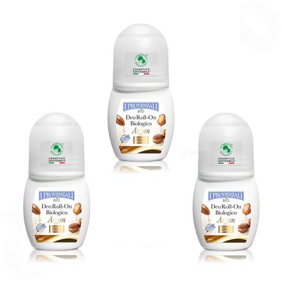 I Provenzali Bio Deoroller Argan 3x 50 ml vegan