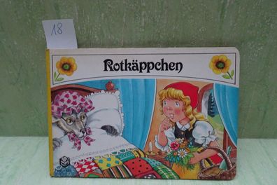 altes mini Pappbilderbuch Märchen Rotkäppchen S&S 663/01701 Schwager Steinlein