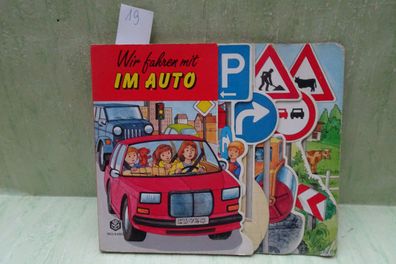 Konturen-Pappbilderbuch Wir fahren mit im Auto 1992 Schwager Steinlein S&S 663