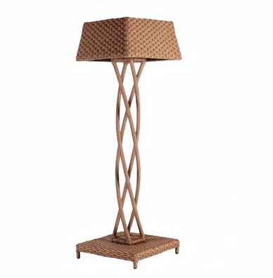 Stehlampe Stilvoll Rattan Beige Modern Luxuslampen Stehlampenständer Lampe