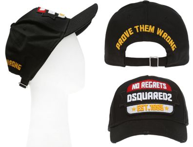 Dsquared2 " NO Regrets PROOVE THEM WRONG " Hat Baseballcap Kappe Basebalkappe