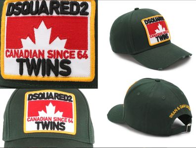 Dsquared2 Twins Icon Baseballcap Kappe Basebalkappe Trucker Hat New Collection