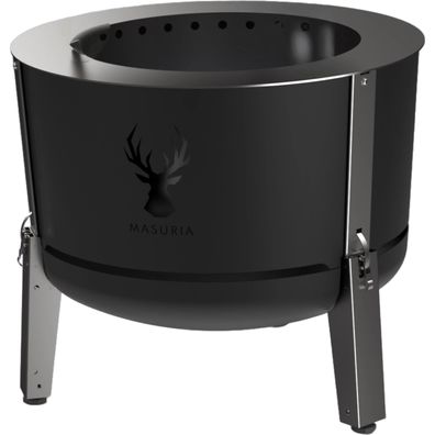 Masuria Wild Alpha SE 600 Rauchfreie Feuerstelle Grill schwarz