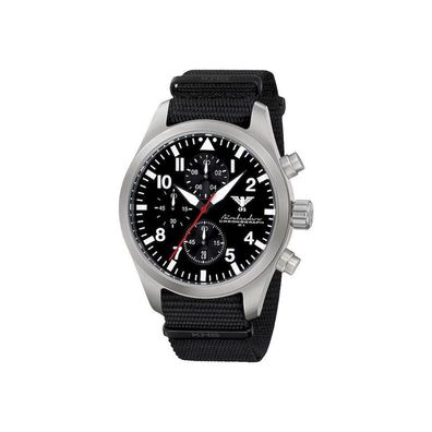 KHS - Armbanduhr - Herren - Airleader Steel Chronograph - KHS. AIRSC. NB