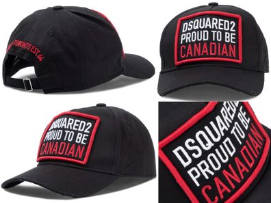 Dsquared2 PROUD TO BE Canadian Deadstock Baseballcap Kappe Basebalkappe Cap Hat