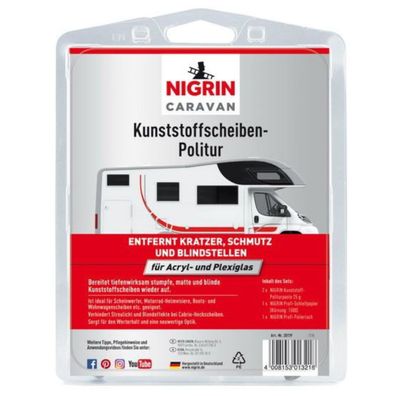 Nigrin Kunststoff-Politur Scheiben-Politur Acryl Plexiglas Wohnmobil Wohnwagen