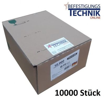 Klammern B16CLF 35×16mm für Verschlusshefter Prebena KTVH-B19H KTVH-B19D BeA Packfix
