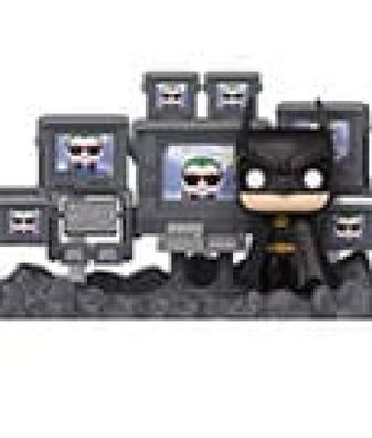 Batman 85th Anniversary POP Moments Deluxe Vinyl Figuren Batman in Batcave 9 cm