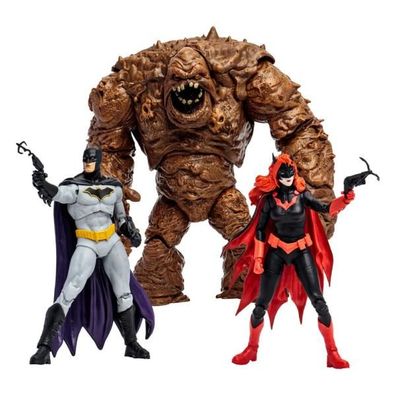 DC Multiverse Actionfiguren Multipack Clayface, Batman & Batwoman (DC Rebirth) (Gold