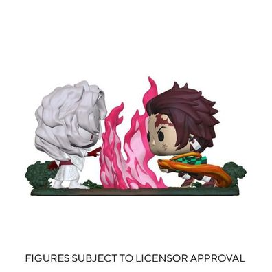 Demon Slayer POP Moment! Vinyl Figuren 2er-Pack Tanjiro vs. Rui 9 cm