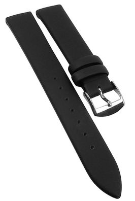 Junghans Mega Uhrenarmband 16mm Leder schwarz 010/1440 010/4405