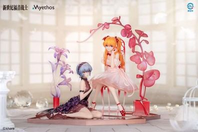 Evangelion PVC Statue 1/7 Rei Ayanami & Asuka Shikinami Langley: Whisper of Flower Ve