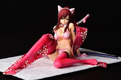 Fairy Tail Statue 1/6 Erza Scarlet - Cherry Blossom CAT Gravure Style 13 cm