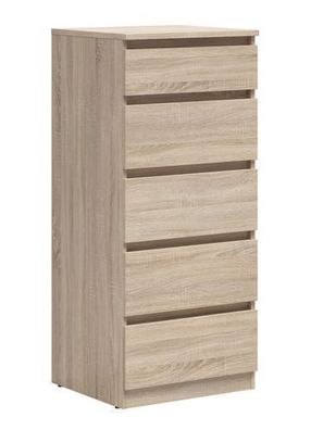 Kommode Tetrix Sideboard Schubladenschrank 45 x 50 x 115 , Eiche