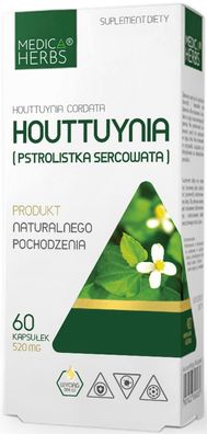 Medica Herbs Houttuynia Cordata Blasenentzündung Harnwege 60 Kapseln