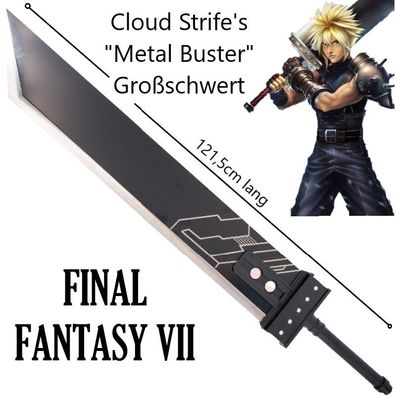 NEU FINAL Fantasy VII 7 Modell Schwert 6,8kg 122cm für Cosplay Sammler Gamer NEW