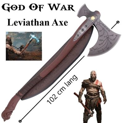 NEU GOD of WAR Leviathan Kratos Axe Axt für Cosplay Gamer Sammler Videospiel Fans