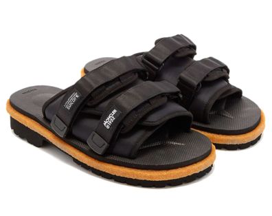 Moncler X Suicoke Moto Mountain Ripstop Vibram Sole Slides Schuhe Sandals 47